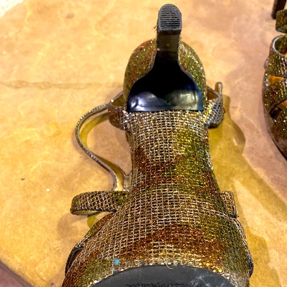 Nine West Metallic Glitter Heels - Picture 6 of 6